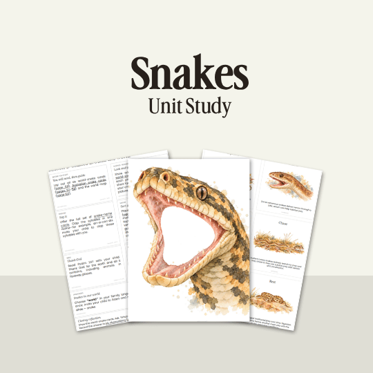 Snakes: Unit Study